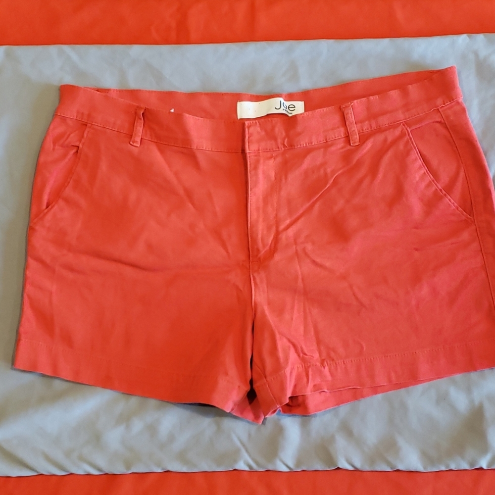 Joe Fresh orange shorts size 12